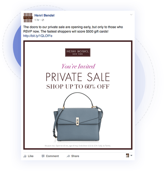 Initial marketing outreach